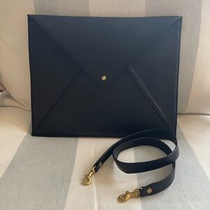 TAH Envelope Leather Clutch